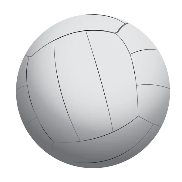 Izolované volejbalový míč — Stockový vektor