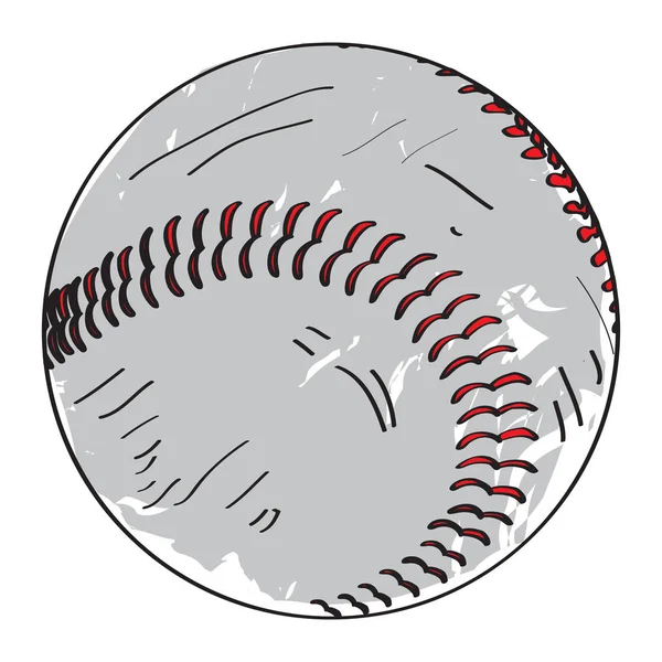 Retro baseball bollen — Stock vektor