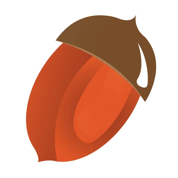 Изолированная икона ореха — стоковый вектор