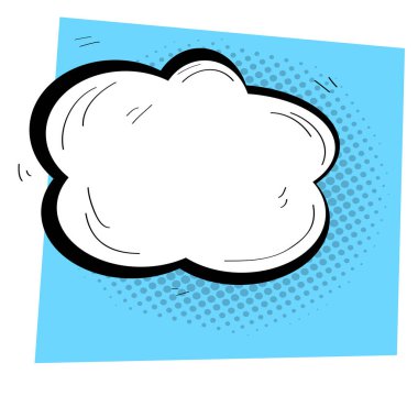 İzole komik konuşma balonu