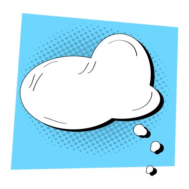 İzole komik konuşma balonu