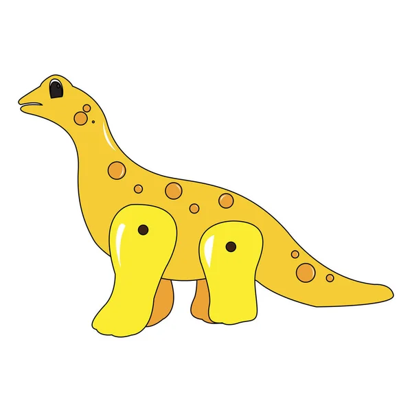 孤立的恐龙玩具 — 图库矢量图片