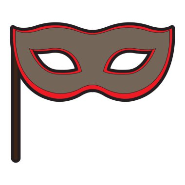 izole karnaval maskesi