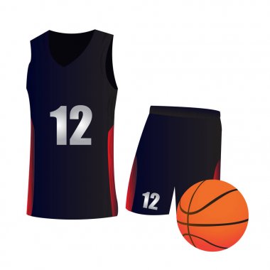 İzole edilmiş basketbol topu