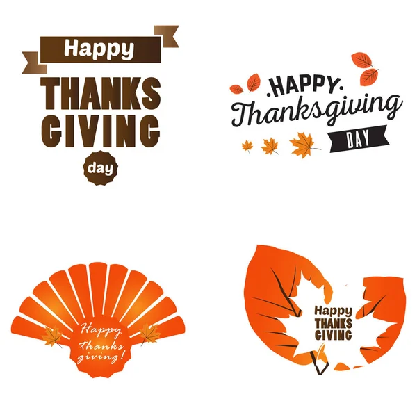 Happy thanksgiving day — Stock Vector