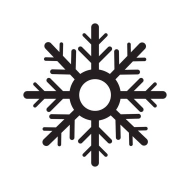 İzole kar tanesi simgesi