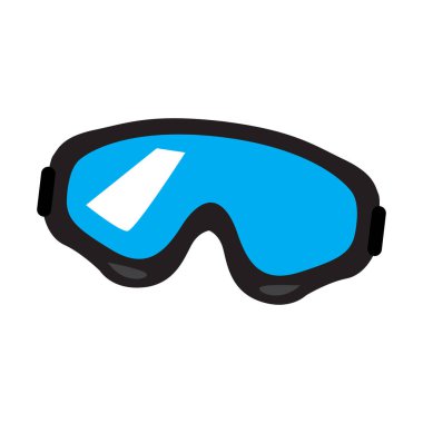 İzole kış gözlük