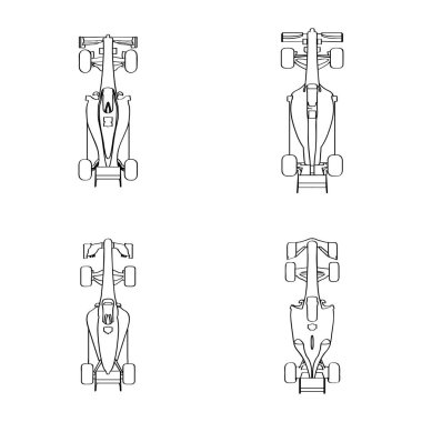 Arabalar yarış seti