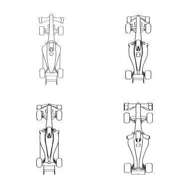 Arabalar yarış seti