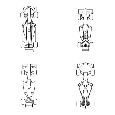 Arabalar yarış seti