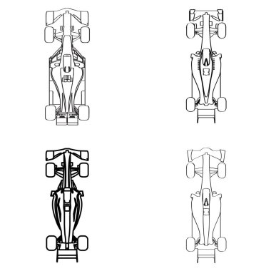 Arabalar yarış seti