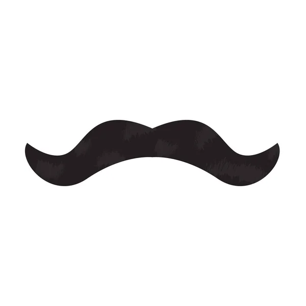 Ícone de bigode isolado —  Vetores de Stock