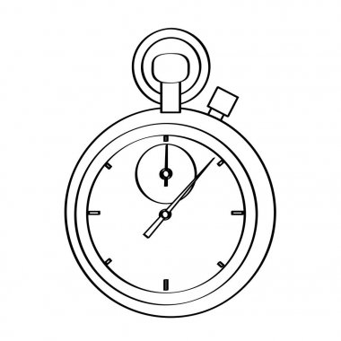 İzole kronometre simgesi