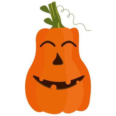 İzole halloween jack-o-lantern