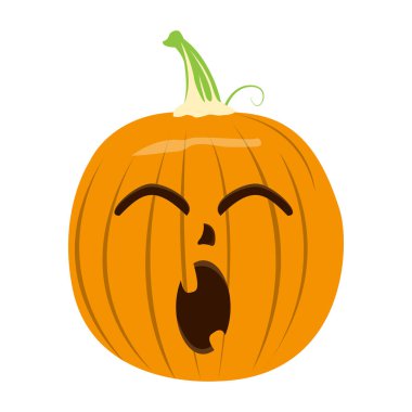 İzole halloween jack-o-lantern