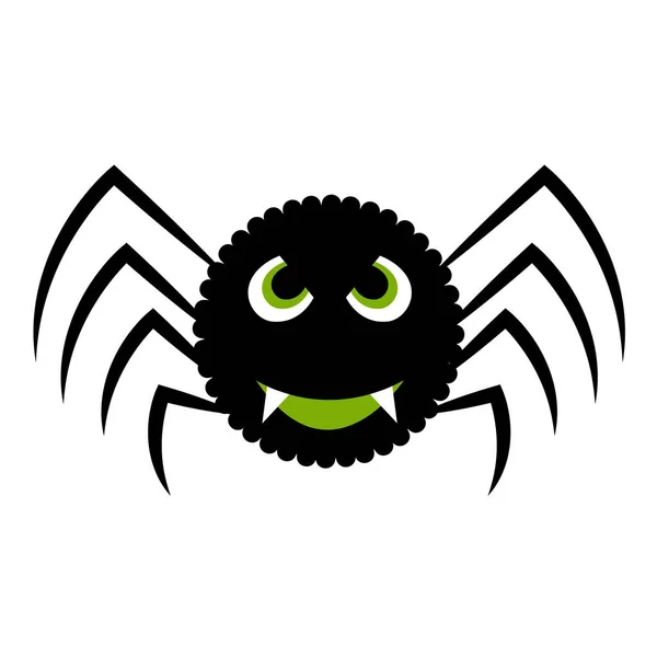 Isolerade halloween spider — Stock vektor