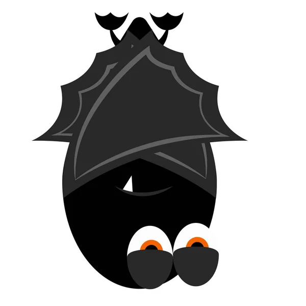Morcego de Halloween isolado — Vetor de Stock