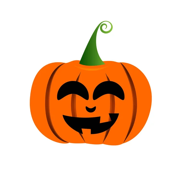 Geïsoleerde halloween jack-o-lantern — Stockvector