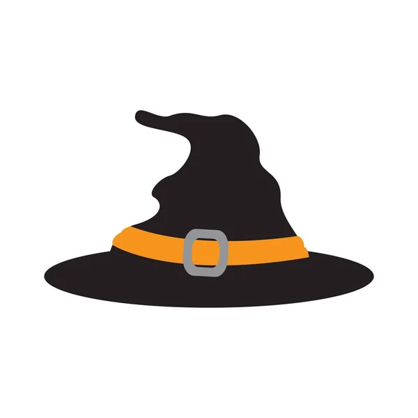 Chapeau de sorcière isolé — Image vectorielle
