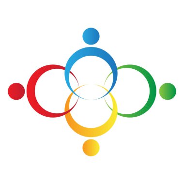 İzole ekip çalışması logosu