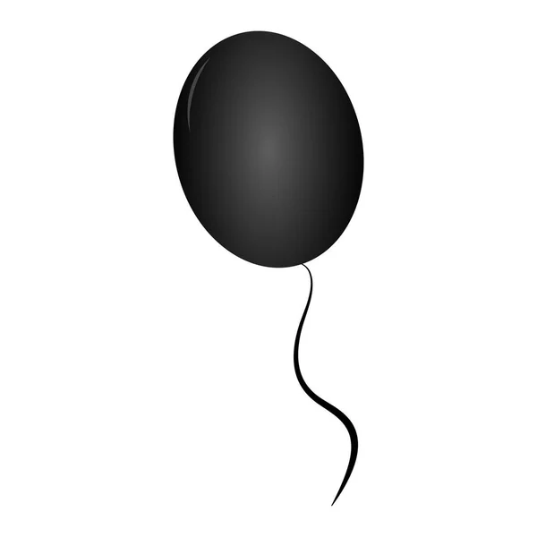 Ilustracja na białym tle balon — Wektor stockowy