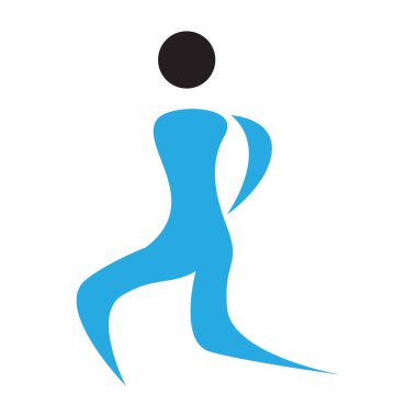 Soyut fitness simgesi