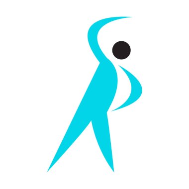 Soyut fitness simgesi