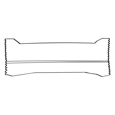 İzole çikolata çubuğu simgesi