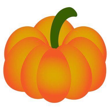 İzole kabak illüstrasyon