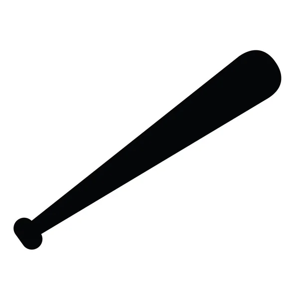 Изолированная бейсбольная бита — стоковый вектор