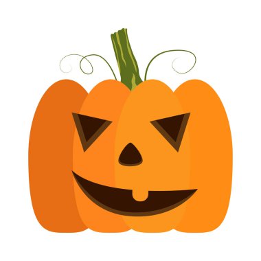 İzole halloween jack-o-lantern