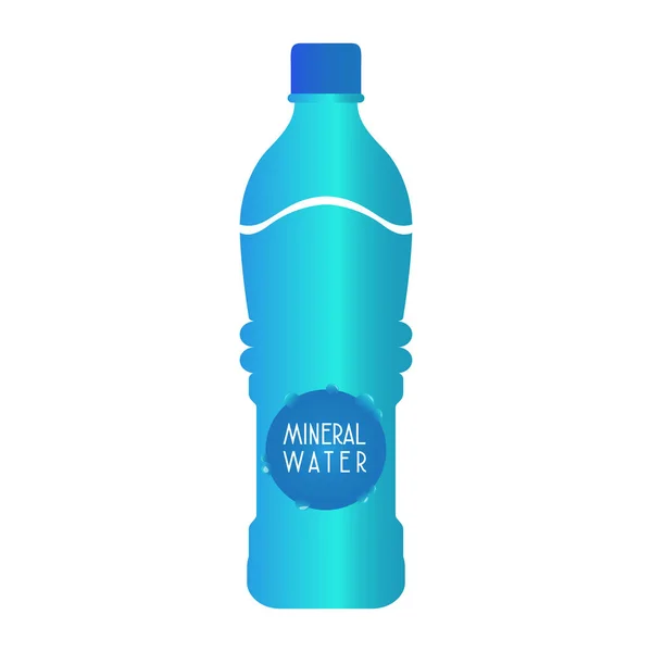 Бутылка минеральной воды — стоковый вектор