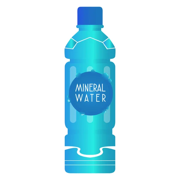 Láhev minerální vody — Stockový vektor