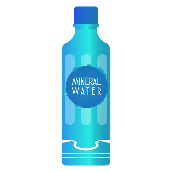 Garrafa de água mineral — Vetor de Stock