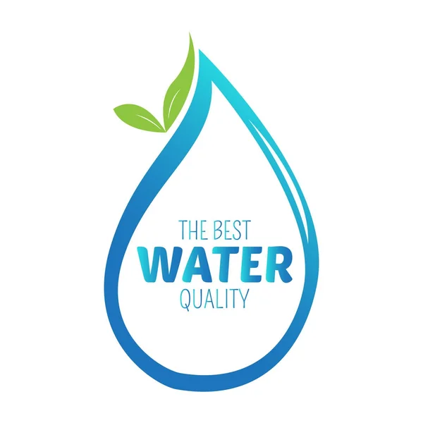 Woda mineralna logo — Wektor stockowy