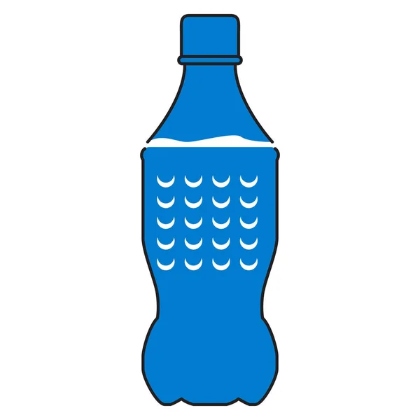 Butelka wody mineralnej — Wektor stockowy