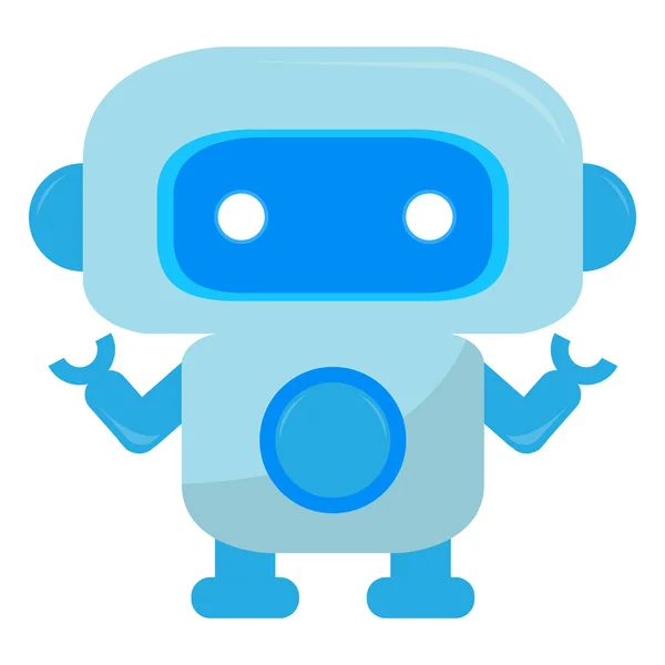 Isolated cute robot — Stock Vector