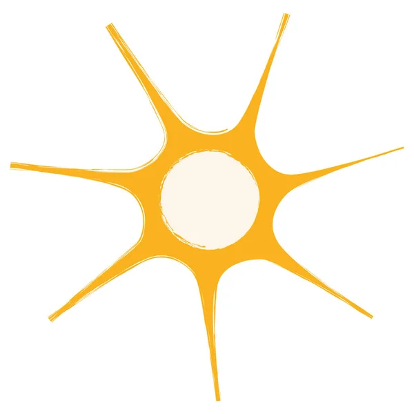 Isolated sun icon — Stock Vector