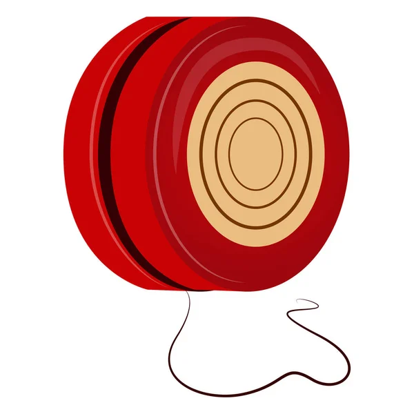 Isolado yo-yo brinquedo — Vetor de Stock
