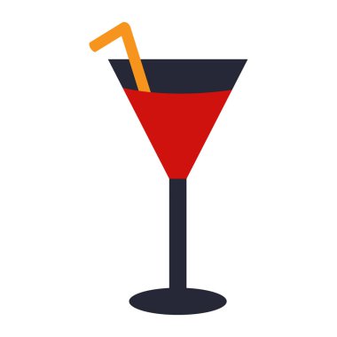 Kokteyl illüstrasyon izole