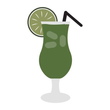 Kokteyl illüstrasyon izole