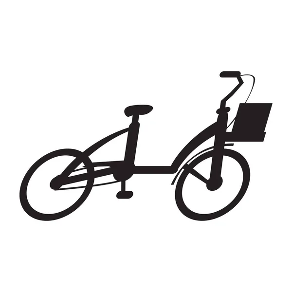 Icono de bicicleta aislada — Archivo Imágenes Vectoriales