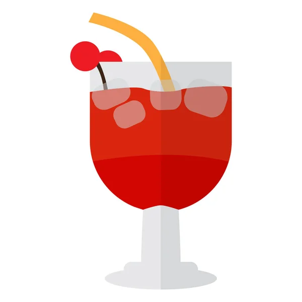 Isolierte Cocktail-Illustration — Stockvektor