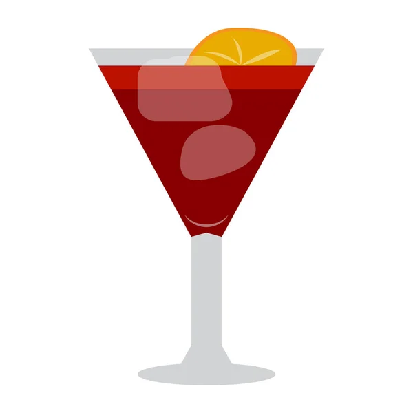 Isolerade cocktail illustration — Stock vektor