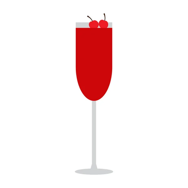 Isolerade cocktail illustration — Stock vektor