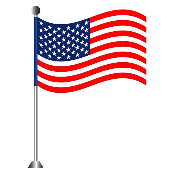 2.美国国旗 — 图库矢量图片