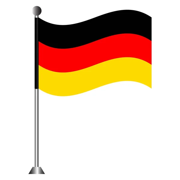 Tysklands flag – Stock-vektor
