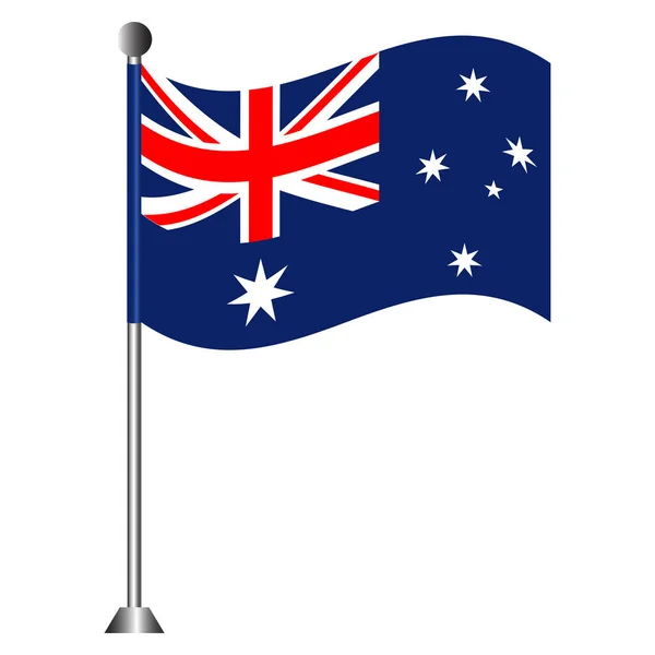 澳大利亚国旗 — 图库矢量图片