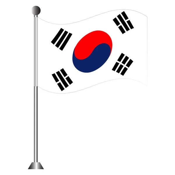 Flag of South Korea — Stock Vector