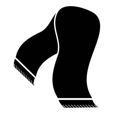 Yün, İpek eşarp siluet